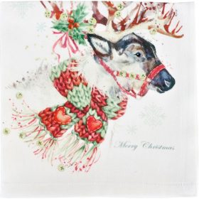 Terítő szarvas mintával