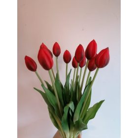 Bimbós tulipán piros szín 37 cm