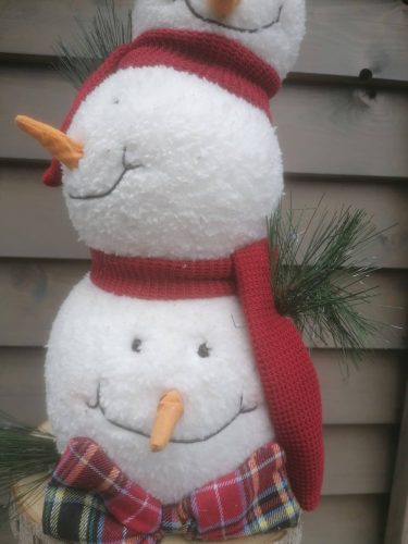 Cuki hóember fejek dekor