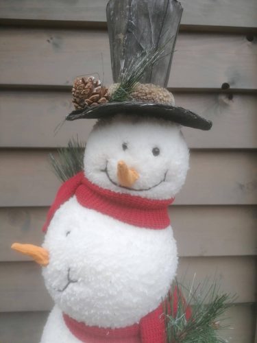 Cuki hóember fejek dekor