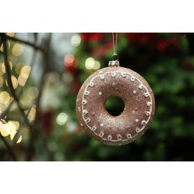 Glitteres fánk dekor