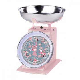 Retro rózsaszín konyhai mérleg