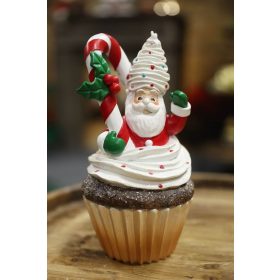 Télapó muffinban dekor