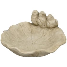 Cement itató madárkákkal