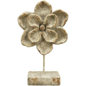 Cement virág dekor