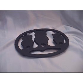 Baglyos edényalátét