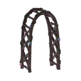 Tündérkert kapu virágokkal