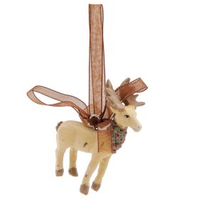 Barna szarvas akasztós dekor