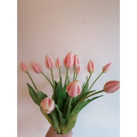 Bimbós tulipán halvány rózsaszín 37 cm