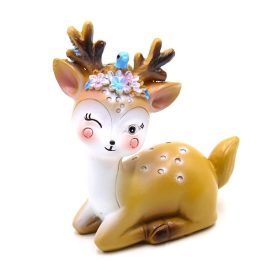 Bambi figura koszorúval
