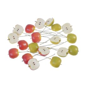 Felezett alma dekor 20 db-os szett