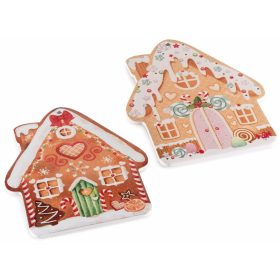 Kerámia alátét - mézeskalács házikó 2 féle