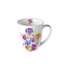 Árvácskás porcelán bögre