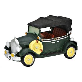 Téli faluhoz autó dekor