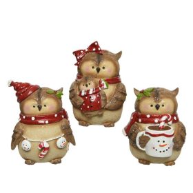 Cuki bagoly figura közepes méret 3 féle