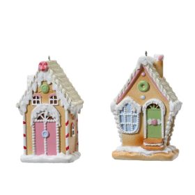 Házikó édességgel akasztós dekor 2 féle