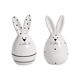 Fehér kerámia nyuszi 2 féle