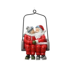 Télanyó-Télapó felvonón akasztós dekor