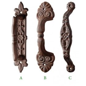 Öntöttvas ajtó fogantyú 3 féle