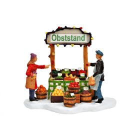 Gyümölcsárusító stand figura