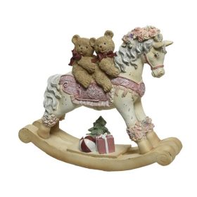 Hintaló figura macikkal