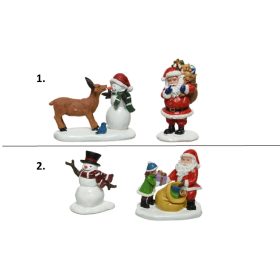 Télapó jelenet 2 db-os szett, 2 féle 