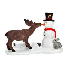 Hóember szarvassal jelenet