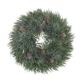 Koszorú fenyőtobozokkal