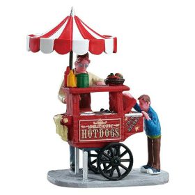 Hot Dog árus gyerekkel Lemax