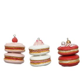 Macaron dekor 3 féle akasztós