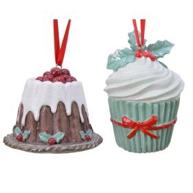 Karácsonyi muffin dekor 2 féle