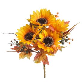 Napraforgó csokor bogyókkal