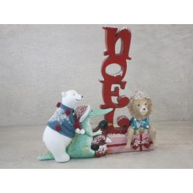 Noel dekor állatkákkal