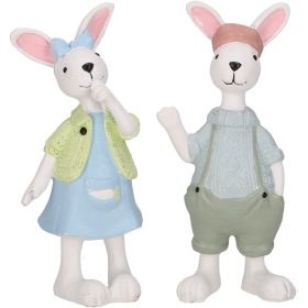 Nyuszi fiú, lány figura