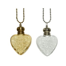 Üvegdísz szív alakú 2 féle